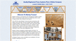 Desktop Screenshot of mainelytrusses.com